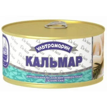 Кальмар натуральный без кожицы, Ультрамарин, 185г