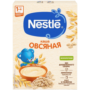 Каша Nestlé безмолочная овсяная с 5 месяцев 200 г