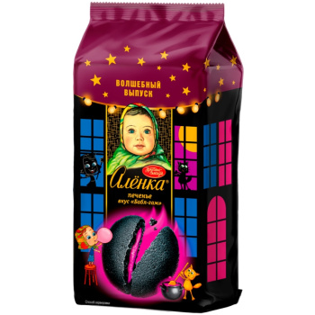 Печенье Аленка с начинкой вкус Бабл гам 120г