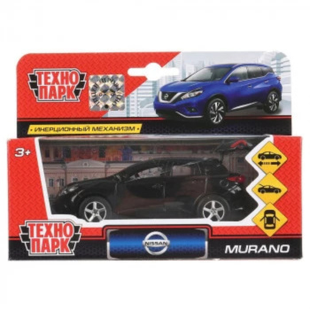 Машина металл NISSAN murano 12см, черная, Технопарк
