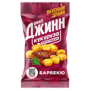 Кукуруза «Джинн», со вкусом барбекю, 35г