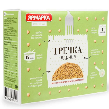 Греча отборная Ярмарка, 250г