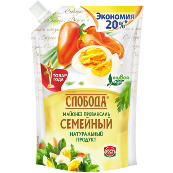 Майонез Слобода Провансаль Семейный, 750