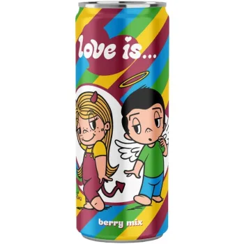 Напиток Love is Ягодный микс газ 330мл