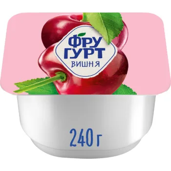 Йогурт Фругурт вишня 2%, 240г