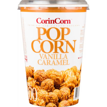 Попкорн сладкий Карамельный CorinCorn в стакане 100г