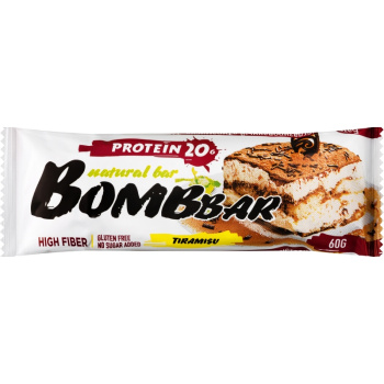 Батончик протеиновый Bombbar tiramisu, 60г