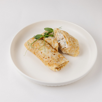Блинчики Домашние фаршированные сливочной курицей