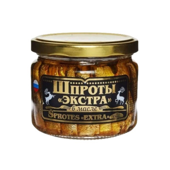 Шпроты в масле Экстра, Вкусные консервы, 100г