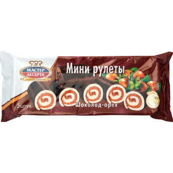 Мини рулет Шоколад Мастер Десерта