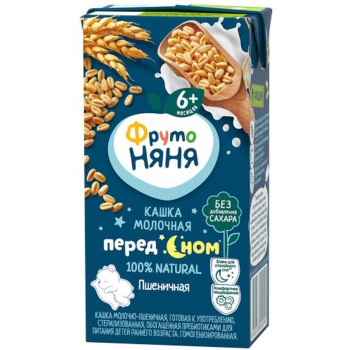 Каша ФН 200мл жидкая Молочная Пшеничная обогащ пребиотиками БЗМЖ