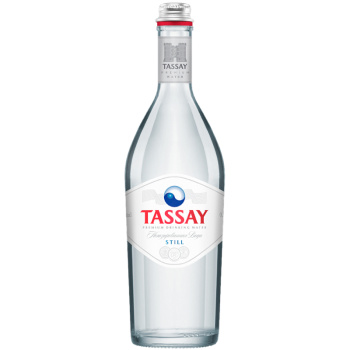 Вода минеральная Tassay Премиум негазированная в стеклянной бутылке, 0,75л