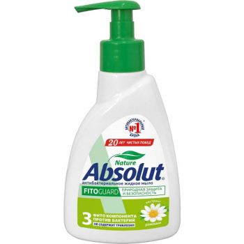 Мыло жидкое Absolute NATURE антибактериальное ромашка 250мл