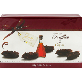 Набор конфет Hamlet Трюфели из темного шоколада с коньяком, 125г 