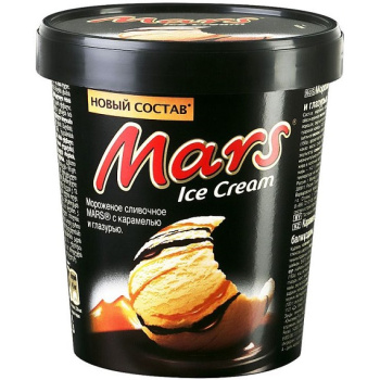 Мороженое Mars 300г ведерко СЗМЖ