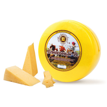 Сыр Сливочный 50% 1кг БЗМЖ с.Воскресенье