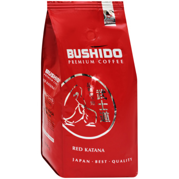 Кофе Bushido Red Katana зерно, 1кг