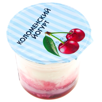 Йогурт термостатный 3% 130г вишня БЗМЖ Коломенское молоко