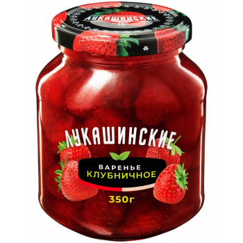 Варенье клубничное Лукашинские, 350г