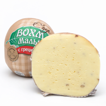 Сыр Малыш с грецким орехом 50% БЗМЖ Вохма