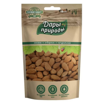 Миндаль Дары Природы жареный, 70г