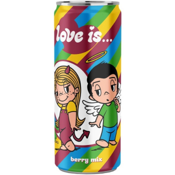 Напиток Love is Ягодный микс газ 330мл