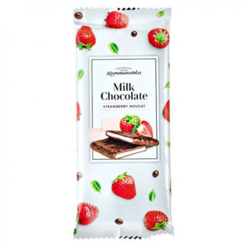 Комунарка с клубничной нугой, 80г