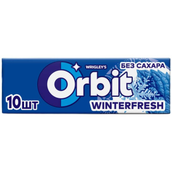 Жевательная резинка Orbit вкус Winterfresh, 13,6г