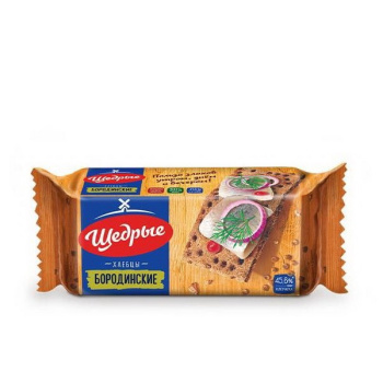 Хлебцы Щедрые 100г Бородинские