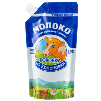Молоко сгущеное цельное Коровка из Кореновки БЗМЖ, 270г