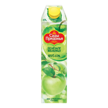 Сок Сады Придонья 1л Зел.Яблок ДП