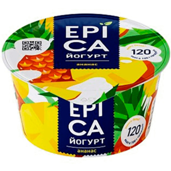 Йогурт Epica ананас 4,8%, 130г