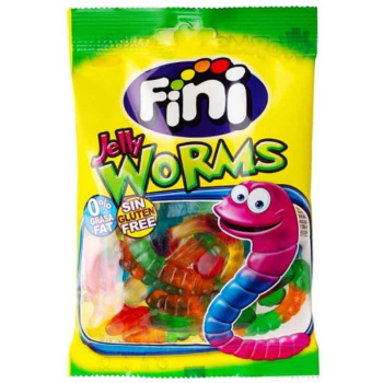 Мармелад жевательный Fini Worms в форме Червячки прозрачные, 90г