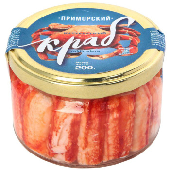 Консервы Мясо краба (фаланга) 200г