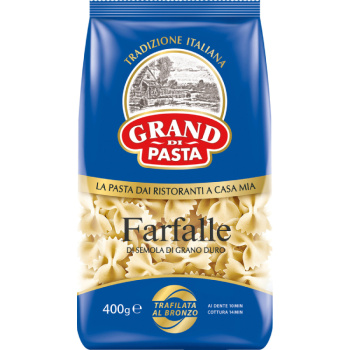 Макароны Бабочки, Grand Di Pasta, 400г
