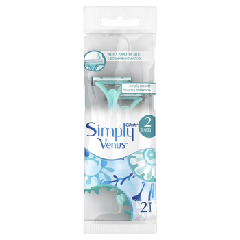 Станки_одноразовые_Gillette_Simply_Venus_2_2шт