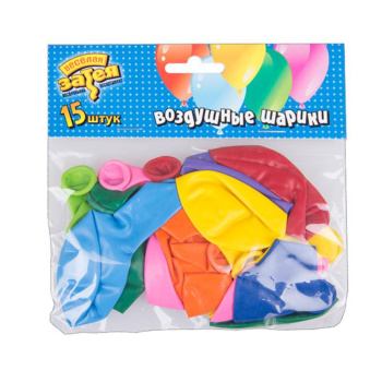 Н-р шаров 15шт 25см Пастель 1111-0103