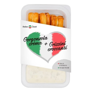 Сыр-крем Italian Snack с голубой плесенью, БЗМЖ, 50г  