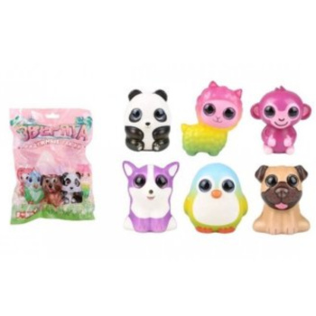 Сквиши зверята с радужными глазками, 6 видов в ассортименте, Funky Toys