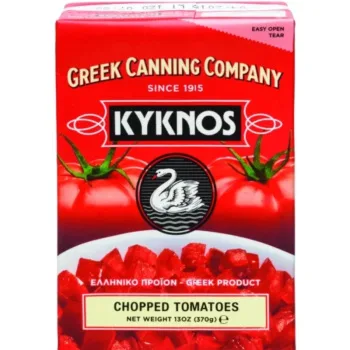 Томаты Kyknos резаные в собственном соку, 370г