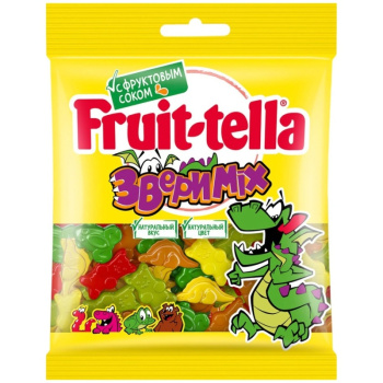 Жев.мармелад 70г Фрут-телла Звери Микс