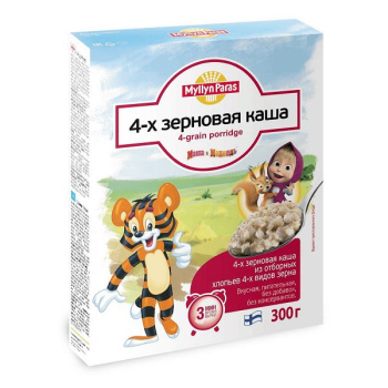 Каша 4-зерновая Myllyn Paras 300г