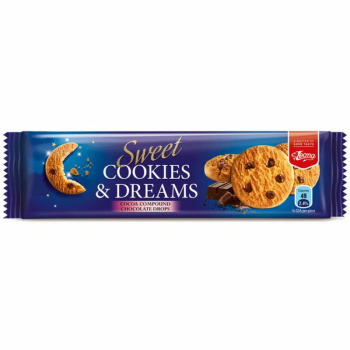 Печенье Cookies&Dreams Leona с шоколадной крошкой, 80г 