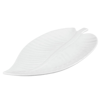 Блюдо сервировочное Маршмеллоу, фарфор, 25x16x2см