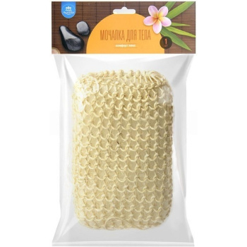 Мочалка сизаль подушка квадратная АкваМаг