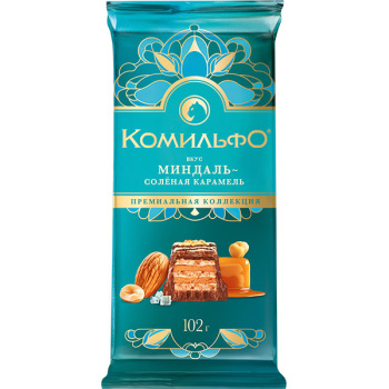 Шоколад Комильфо миндаль 102г