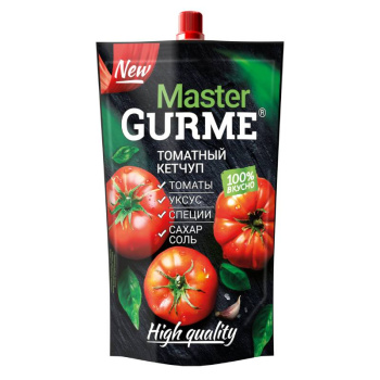 Кетчуп Master Gurme томатный, 300г