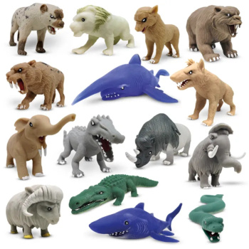 Фигурки-тянучки животные ДОИСТОРИЧЕСКИЕ ХИЩНИКИ, в ассортименте