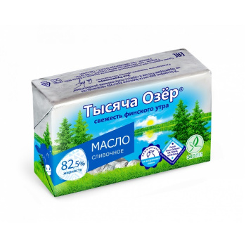 Масло Тысяча Озер 82,5% БЗМЖ, 180г 