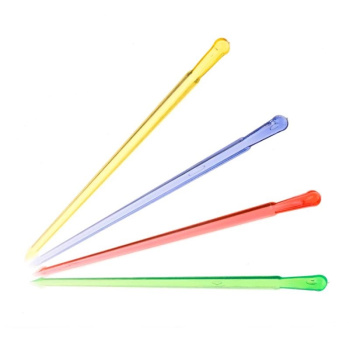 ДЕКО-ПИКИ  для канапе пластиковые КАПЛЯ  50шт в пакете с картонным клипсатором